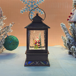 Popular Plastic Santa-Shaped Lighted Musical <strong>Christmas</strong> Tree Lamp Factory <strong>Wholesale</strong> Water Lantern Snow Globe <strong>Christmas</strong> <strong>Gifts</strong> - Product Image 1