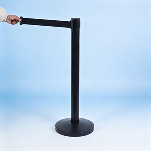 Poste <span class=keywords><strong>de</strong></span> Sujeción Confiable <span class=keywords><strong>de</strong></span> 900 mm con Construcción <span class=keywords><strong>de</strong></span> Acero Inoxidable Grueso <span class=keywords><strong>de</strong></span> 63 mm y Base Pesada con Peso <span class=keywords><strong>de</strong></span> Arena - Product Image 1