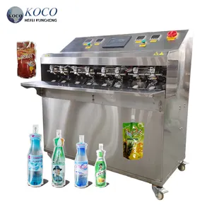 KOCO KY-8 Semi Automatic Plastic Bags Filling Machine Tofu Packing Machine Japan Water Juice , Milk and Other Kind Liquid XY-8