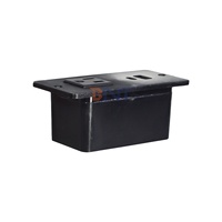 Prise de table de canapé en plastique avec 1 prise de courant standard américaine et ports USB A+C, indice de protection IP44