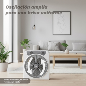 Ventilateur sur pied Grunkel Box Fan 50W blanc 3 vitesses - Product Image 4