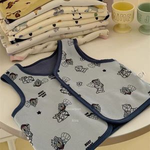 Child Star Circle Kids Fleece Vest Thick Warm Autumn Winter Boys Girls Baby Tops With Smile Pattern - Product Image 2