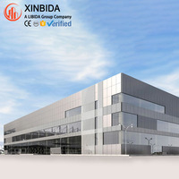 Vente de printemps : Bâtiment d'usine préfabriqué en acier, poutre en H à connexion par boulons Q355B avec certification CWB pour usine d'assemblage