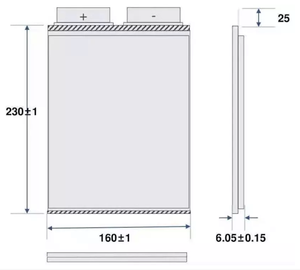 Batteria prismatica EV GEB Factory <span class=keywords><strong>3</strong></span>.7V 30Ah 20Ah 33Ah 35Ah 40Ah 53Ah 55Ah 60Ah NCM batteria ricaricabile batteria al litio <span class=keywords><strong>3</strong></span>.7v - Product Image 4