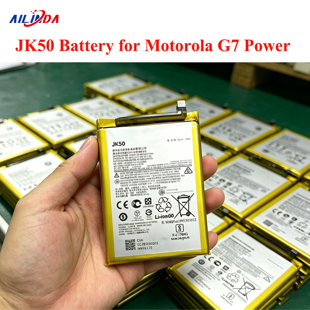 Wholesale JK50 MD50 PC50 PG50 PH50 QM50 QA50 QS50 Replacement Phone Battery for Motorola G Power G7 XT2117 XT1942 100% Health