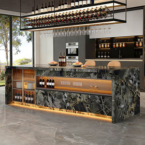 Tabourets de bar modulaires de luxe écologiques pour îlot de cuisine, mobilier de bar, comptoir <span class=keywords><strong>central</strong></span>, bar de cuisine occidentale - Product Image 3