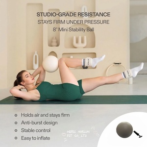 Kit de Pilates para Casa con Anillo, Pelota Suave, Bandas de Resistencia y Pesas Ajustables para Tobillos, para Principiantes, Entrenamiento de Cuerpo Completo - Product Image 6