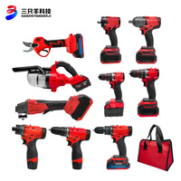 Vente en gros de kits combinés sans balais 21V jeu de tournevis automobile portable multifonctionnel perceuse sans fil puissante personnalisable OEM
