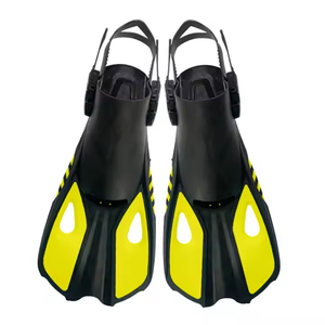 Aleta DE BUCEO cómoda con tacón abierto para adultos, correa ajustable, precio al por mayor, aleta flotante corta, <span class=keywords><strong>aletas</strong></span> de buceo para entrenamiento personalizado - Product Image 5