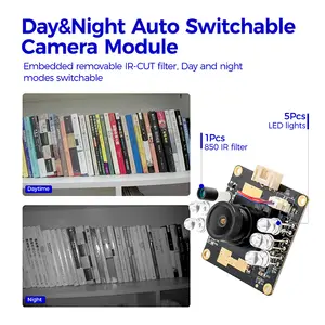 Mini cámaras 1080P IR corte Día de la visión nocturna de la cámara para UVC macho USB módulo de la cámara para Windows Linux Android Mac
