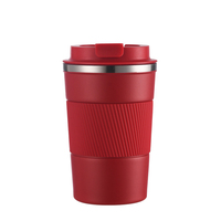 Mug à café isotherme en acier inoxydable de 380 ml - Tasse écologique portable pour le camping et le bureau, pour adultes