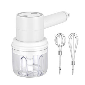 Mini picadora de carne de verduras y ajo recargable inalámbrica, licuadora eléctrica de mano, batidor de huevos con autocontrol de 3 velocidades - Product Image 1