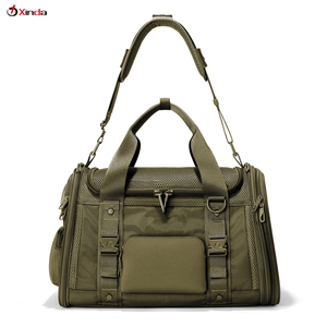 Bolsa de transporte <span class=keywords><strong>para</strong></span> <span class=keywords><strong>perros</strong></span> de viaje aprobada por la aerolínea personalizada, transportador de mascotas plegable de lados suaves - Product Image 1