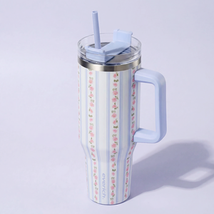 Proveedor Destacado: Vaso de Acero Inoxidable de Doble Capa 304 de 40oz, Estilo Moderno y Divertido, con Pajita y Asa, Libre de BPA - Product Image 4