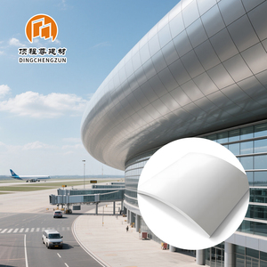 Modern Designed Facade <strong>Panels</strong> Curved <strong>Aluminum</strong> Veneer <strong>Panel</strong> for Airport Exterior Wall Buildings Exterior - Product Image 1