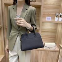 Niche française de luxe en cuir véritable sac fourre-tout pour les femmes grande capacité épaule de poche écologique léger