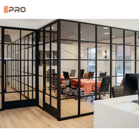 Nouvelle cloison acoustique moderne en verre pour bureau, cloison de séparation de bureau APRO 2024, dernier design Brooklyn