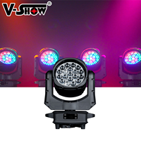VSHOW X1925 Comb 19X25W LED RGBW 4-in-1 Big Bee Eyes Wash Moving Head Lampe Zoom-Licht für Party Nachtclub Bar Bühnenbeleuchtung