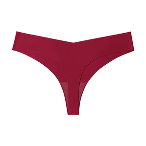 Culotte Hipster Femme Sans Couture Taille Moyenne en Dentelle Élastique Sexy en Polyamide Teint Uni 2026 - Product Image 2
