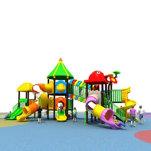 Tube slides attractive kids outdoor playground for kindergarten school play set slides
