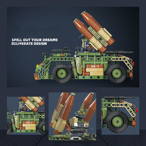 Jie Star 58139 Modello Classico <span class=keywords><strong>Militare</strong></span> della Seconda Guerra Mondiale Lanciarazzi Corazzato su Ruote Collezione Modelli Mattoncini Giocattoli Regalo Set di Costruzioni - Product Image 4