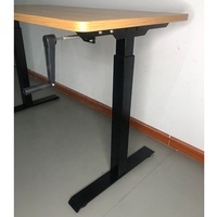 Bureau ergonomique à hauteur réglable, hauteur électrique, 4 pièces, socle sur pied, table de bureau