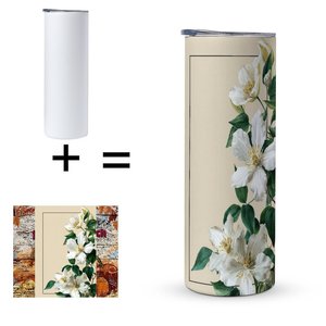 20oz Straight Car <b>Mug</b> Premium <b>Double</b> <b>Wall</b> Stainless Steel Vacuum Insulated Custom Pattern Wholesale - Product Image 5