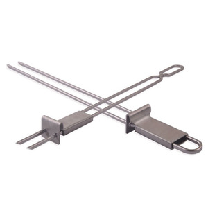 Brochettes de barbecue réutilisables <span class=keywords><strong>en</strong></span> acier inoxydable, bâtonnets <span class=keywords><strong>en</strong></span> <span class=keywords><strong>fer</strong></span> pour kebab, outils de cuisine <span class=keywords><strong>en</strong></span> métal pour le camping <span class=keywords><strong>en</strong></span> plein air et les <span class=keywords><strong>pique</strong></span>-niques - Product Image 5