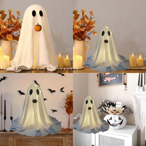 Fantasma aterrador Decoraciones de Halloween con luces de cadena Fiesta interior Cocina Chimenea Decoración para el regreso a la escuela y Navidad - Product Image 6