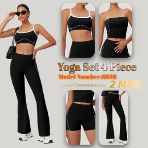 Custom Logo Strapless Top Girls Stripe Bandeau Neck Breathable Stretchy Active Wear Slim Fit Workout Yoga <strong>Boob</strong> <strong>Tube</strong> - Product Image 2