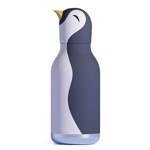 Bouteille d'eau pour enfants en acier inoxydable en forme de pingouin de dessin animé 460 ml - Product Image 1