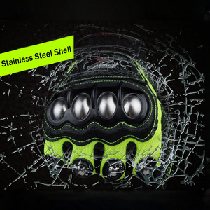 Gant de course de moto de <span class=keywords><strong>motocross</strong></span> réglable de haute qualité en acier inoxydable Protection des articulations gants de moto pro rider - Product Image 2