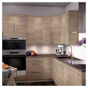 モダンなカスタムメイドの大理石天板L字型木製キッチン収納キャビネットアイランドテーブルセットPRIMAブランド中国製アパート用 - Product Image 6