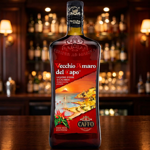Selección Superior Caffo Distillerie Vecchio Amaro Del Capo Red Hot 1,00 Lt 6 Botellas por Caja Italia 35% Premium - Product Image 3