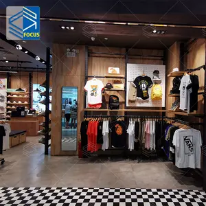 Custom Clothing Display Case Clothing Store Display Clothes Display Rack For Shop Clothing Store Fixtures