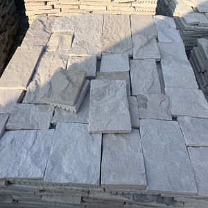 Plancher en <span class=keywords><strong>pierre</strong></span> en bois blanc de chaux pavant le revêtement fou de mur de façade - Product Image 3