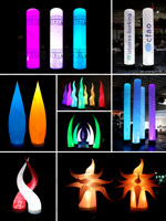 Colonne lumineuse gonflable LED pour boîte de nuit, ballon décoratif pour scène de fête, pilier gonflable lumineux LED pour événements