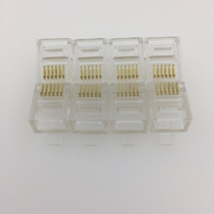 6P6C Telephone Connector Copper Core <b>Plug</b> In <b>Adapter</b> For Industrial Equipment - Product Image 1