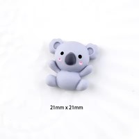Desain bunga hewan kecil lucu Cabochons Resin pipih klip rambut anak gesper Model ornamen produk suvenir penggunaan buatan