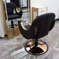 Fauteuil de Barbier Professionnel pour Salon de Coiffure – Chaise Inversée pour Permanente et Coloration, Tabouret de Coiffage