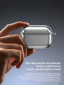 Étui Benks en TPU texturé pour AirPods Pro 3, anti-traces de doigts, antichoc, ajustement parfait, finition mate transparente - Product Image 5