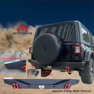 <span class=keywords><strong>Pare</strong></span>-chocs <span class=keywords><strong>arrière</strong></span> en <span class=keywords><strong>aluminium</strong></span> pour JeepWrangler JL & JLU-Léger, élégant, facile à installer, <span class=keywords><strong>protection</strong></span> tout-terrain durable - Product Image 4