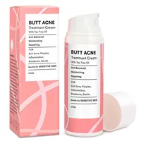 Private Label Pure Planten Extract Butt Acne Clearing Lotion Crème Voor Verminderen Acne En Puistjes