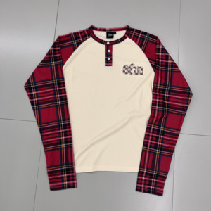 Camiseta Henley de Alta Calidad y Ligera con <span class=keywords><strong>Tres</strong></span> Botones para Hombre, Camiseta de Manga Larga Oversize - Product Image 4