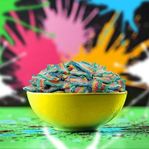 Colorful <b>Rainbow</b> Soursop Belt <b>Candy</b> Making Automatic Machine Features Sugar Coating Dough Frying Food Processing Line - Product Image 1