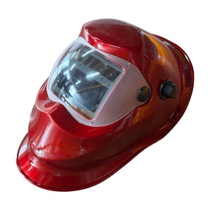 Masque de soudage anti-arc pour MMA/TIG/<span class=keywords><strong>MIG</strong></span>/ARC, casque à obscurcissement automatique, surface de peinture rouge - Product Image 5