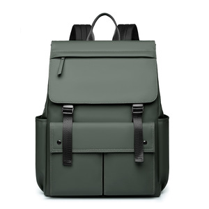 Laptop <b>Backpack</b> <b>Large</b> Capacity With Usb Port Unisex Green Solid Color Travel Casual College Student <b>Backpack</b> Spring 2025 - Product Image 5