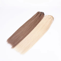 Extensiones de Cabello Humano con Clip al por Mayor, Cabello Brasileño Remy 100% Virgen, Cabello con Clip Súper Doble de Fábrica China de Alta Calidad
