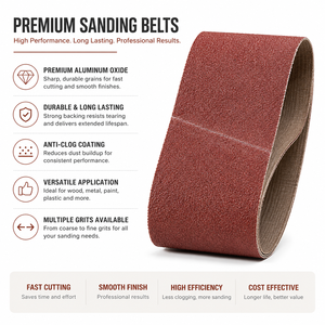 <span class=keywords><strong>Banda</strong></span> <span class=keywords><strong>de</strong></span> Lijado Sin Fin <span class=keywords><strong>de</strong></span> Alta Calidad, <span class=keywords><strong>Banda</strong></span> Abrasiva <span class=keywords><strong>de</strong></span> Óxido <span class=keywords><strong>de</strong></span> Aluminio para Pulido Industrial - Product Image 6