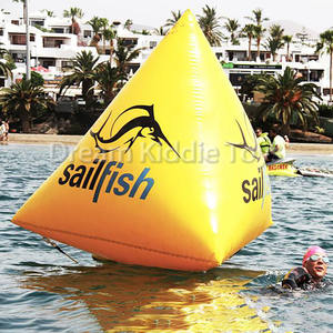 Publicité natation Triathlon course bouée flottant voile Triangle régate marque d'eau bouées gonflable - Product Image 5